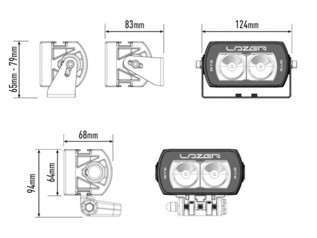 Lazer LED-ramp ST2 Evolution 5″