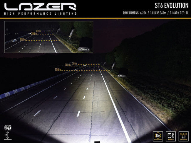 Lazer LED-ramp ST6 Evolution 11″