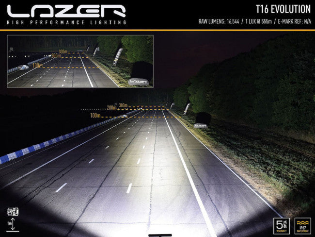 Lazer LED-ramp T16 Evolution 27″