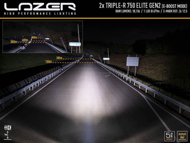 Toyota Hilux Invincible X 2021 Lazer Led-Grillkit Triple-R 750 Elite Gen 2