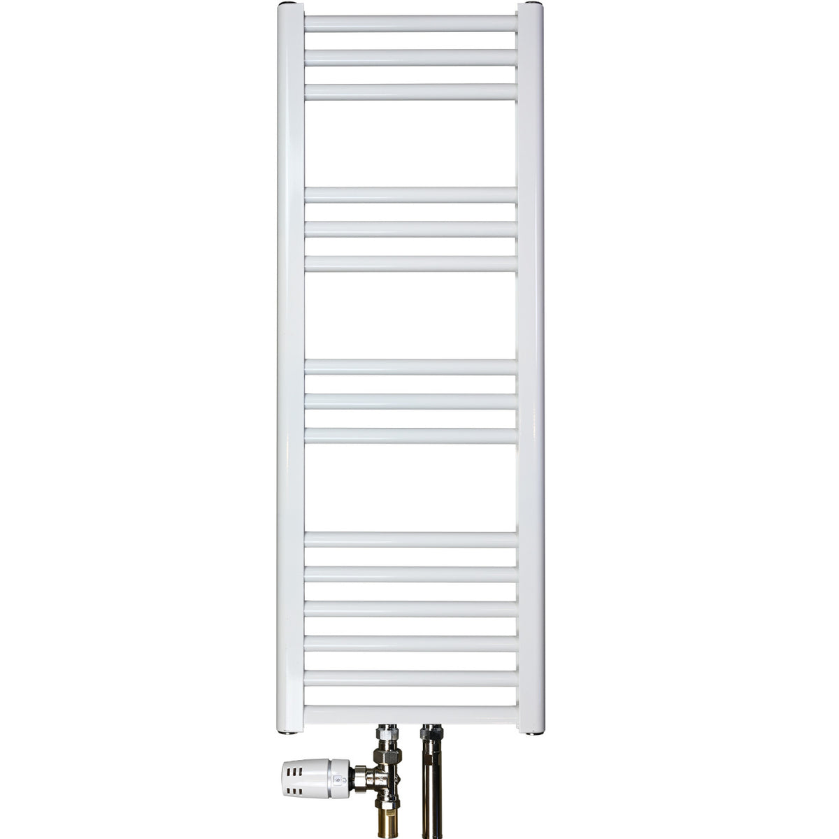 Handdukstork Alu Vit M. Termostat