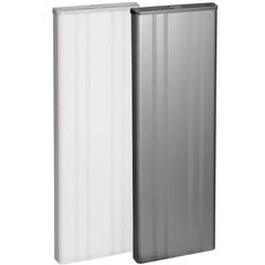Panelradiator Vitlackerad
