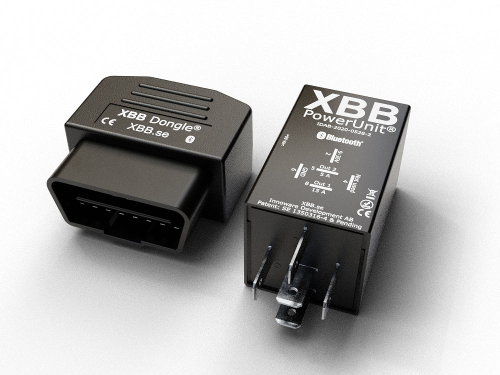 XBB Dongle OBD II Komplett Kit 1xDT for inkoppling av LED-ramp