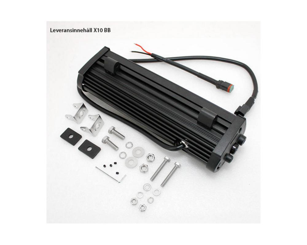2 st Luxtar Lightning X10 Ljusramp 310mm 2x100W CREE (E-godkanda)