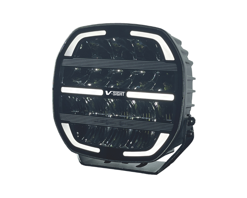 V-SIGHT Tron 9″ Dual position LED-Extraljus