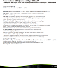 Relakabelsats Connect 1 x 4-pol DT - XBB Dongle tillbehor