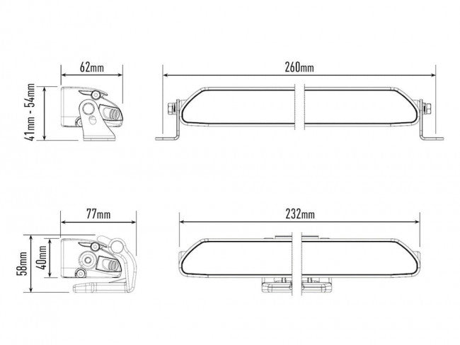 Lazer LED-ramp Linear 6 STD - 9,1″