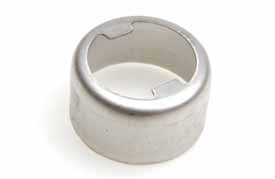 Ändskydd för 38 mm avgasslang