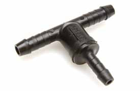T-rör Ø6x5x6 mm, plast