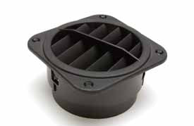 Utsläpp Ø 90mm / 45° svart