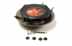 Takventilator 12V grå huv