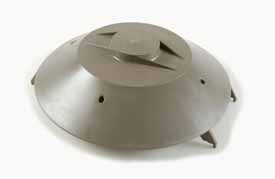 Takventilator 24V grå huv