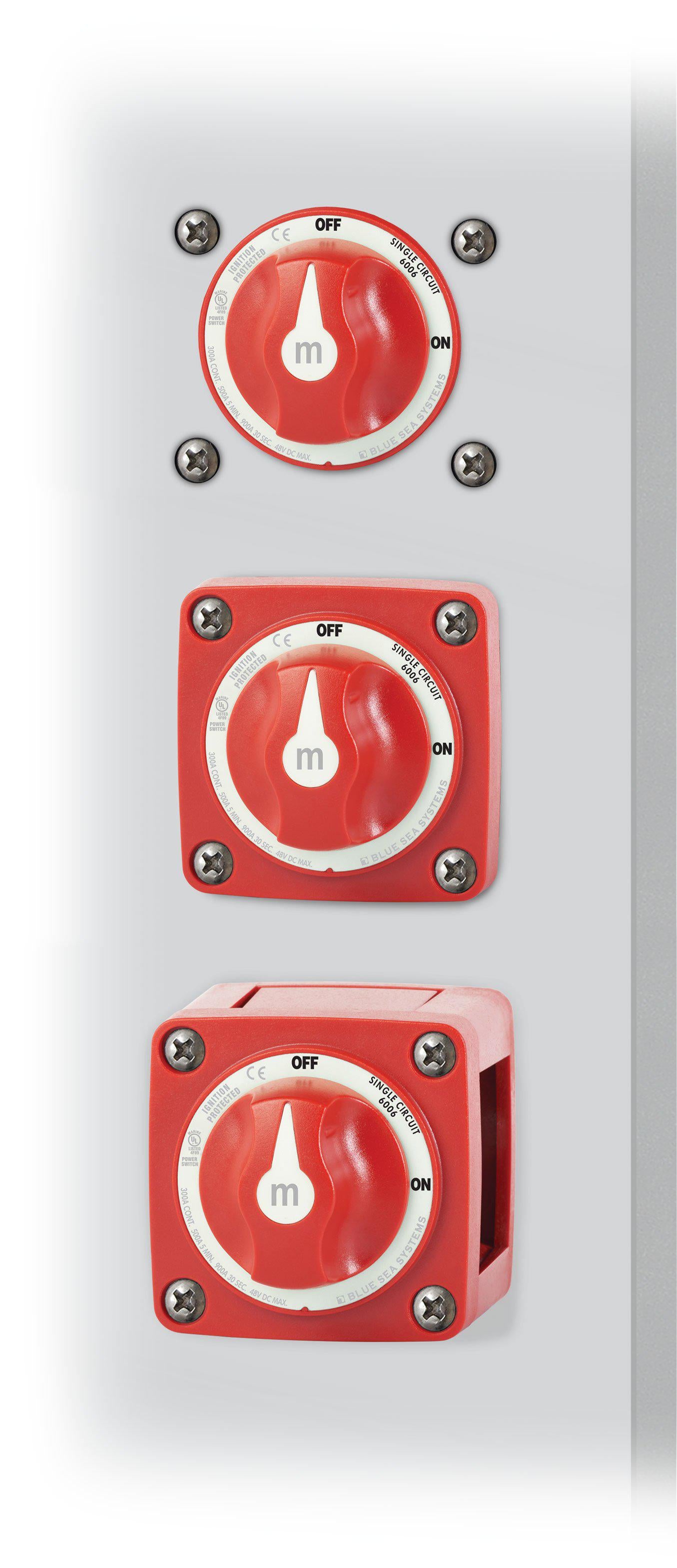 BSS Switch Battery m-Series ON/OFF With Knob (Bulk)