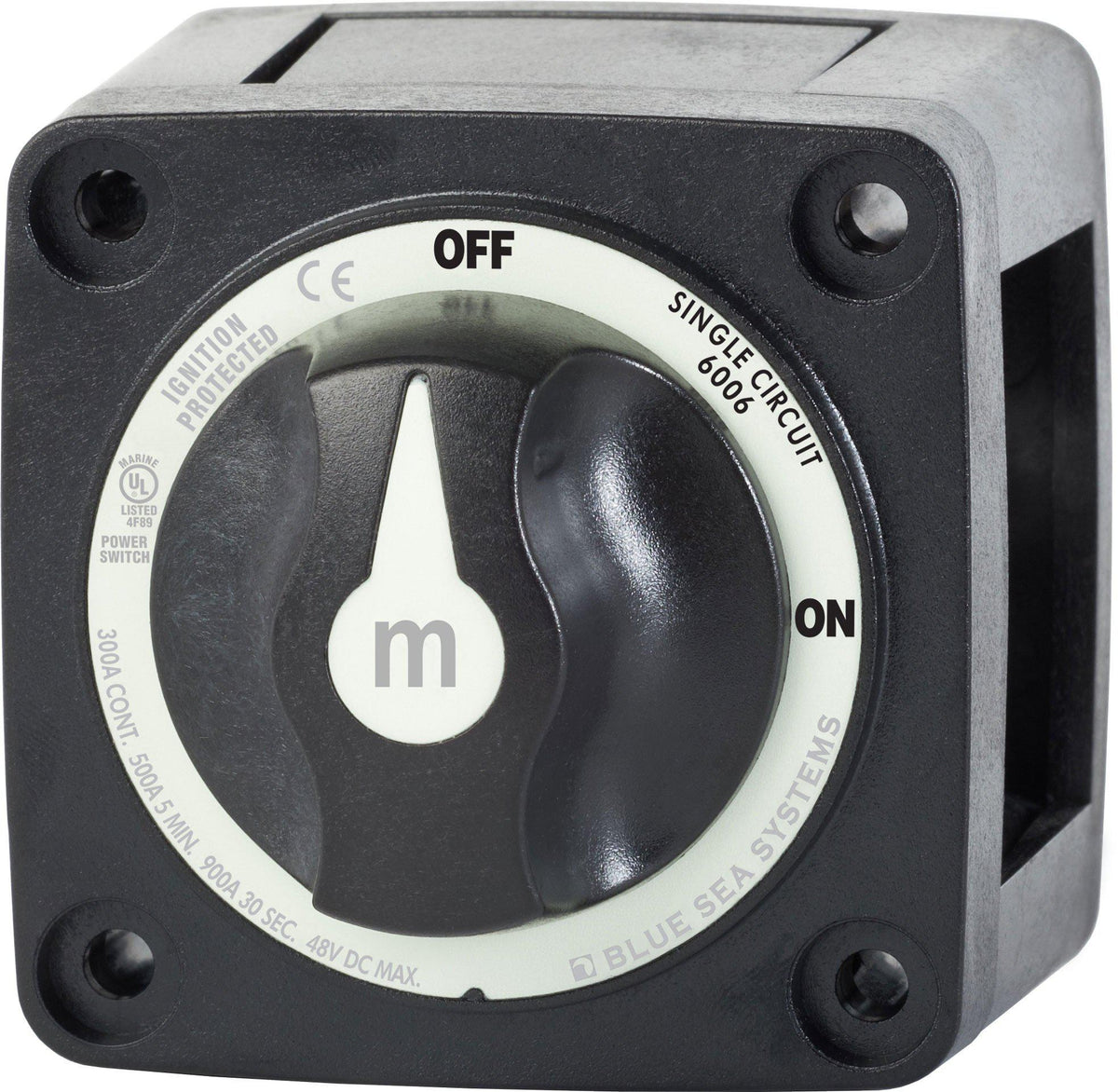 BSS Switch Battery m-Series ON/OFF With Knob Black (Bulk)