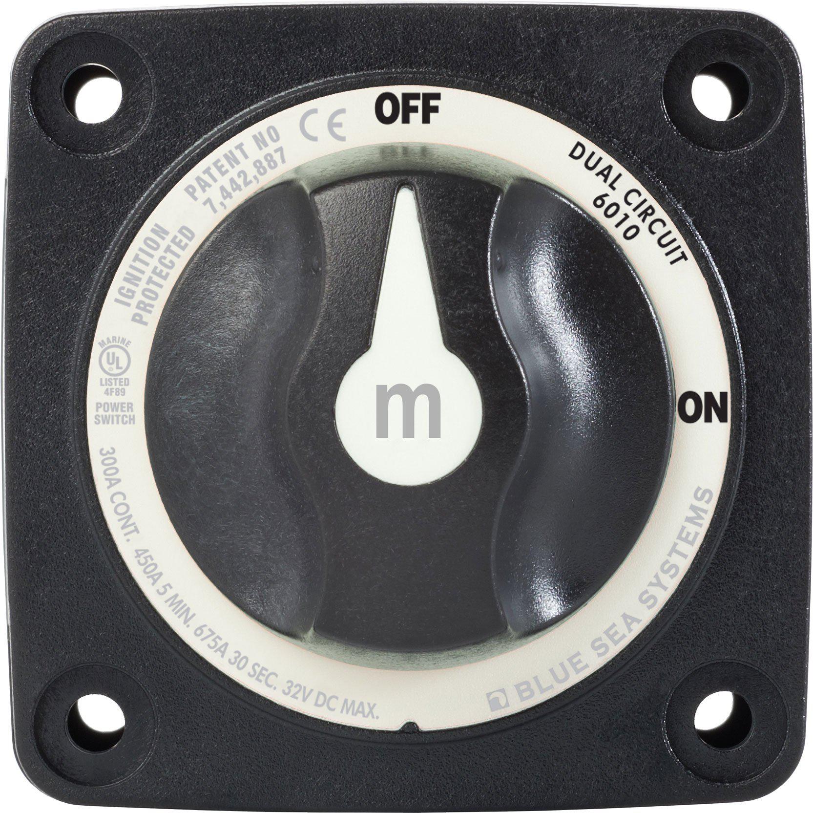 BSS Switch Battery m-Series Dual Circuit Black