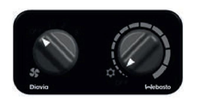 Fläktströmställare med panel