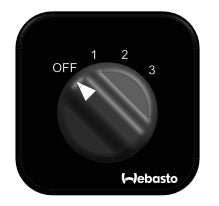 Fläktströmställare med panel