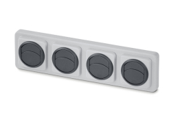 Frontpanel med 4 luftutsläpp