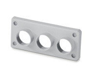 Frontpanel 3xØ 60 mm