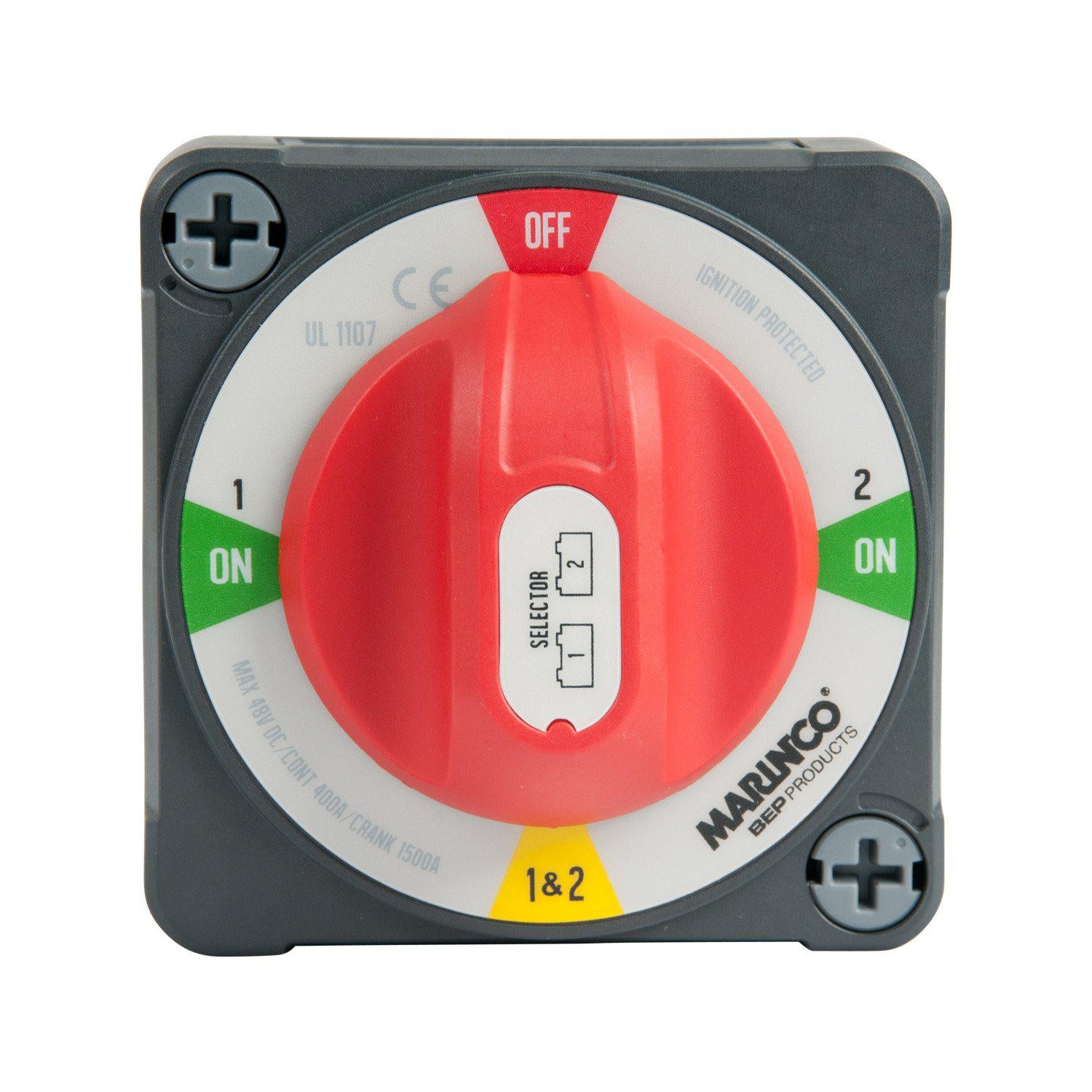 BEP Battery Switch Pro Installer 1/2/Both/Off EZ M