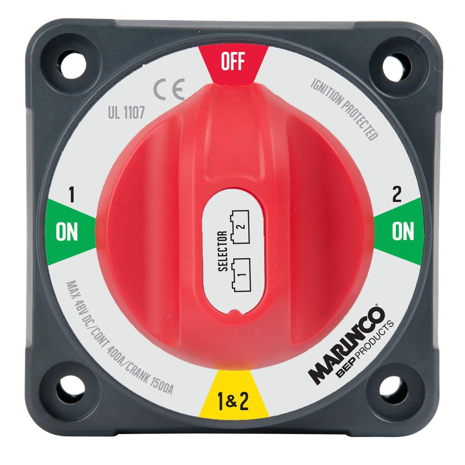 BEP Battery Switch Pro Installer 1/2/Both/Off With