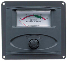 BEP Analog DC Voltmeter Panel Mount Up To 3 Inputs