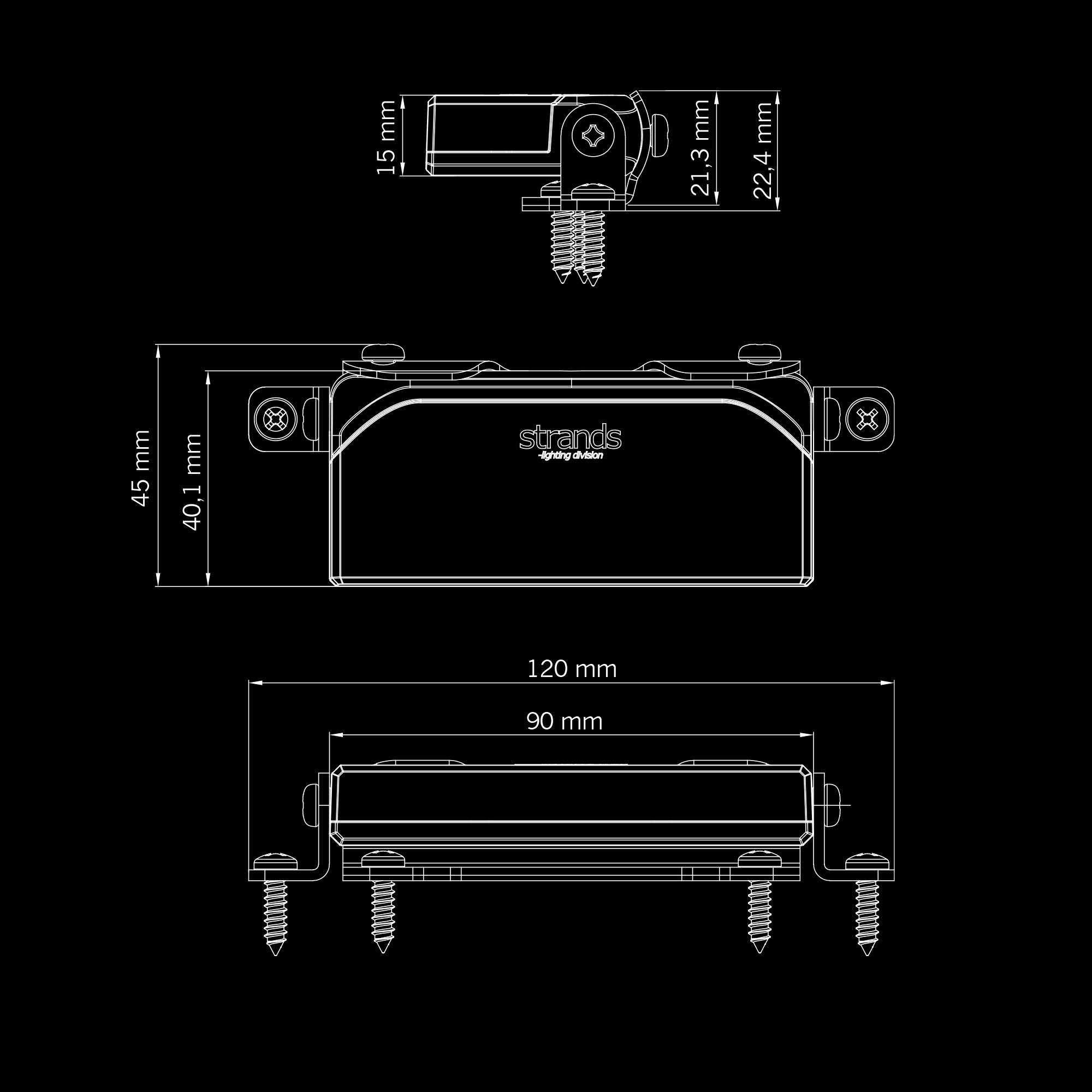 UNITY ULTRA FLAT ARBETSLJUS 22 W