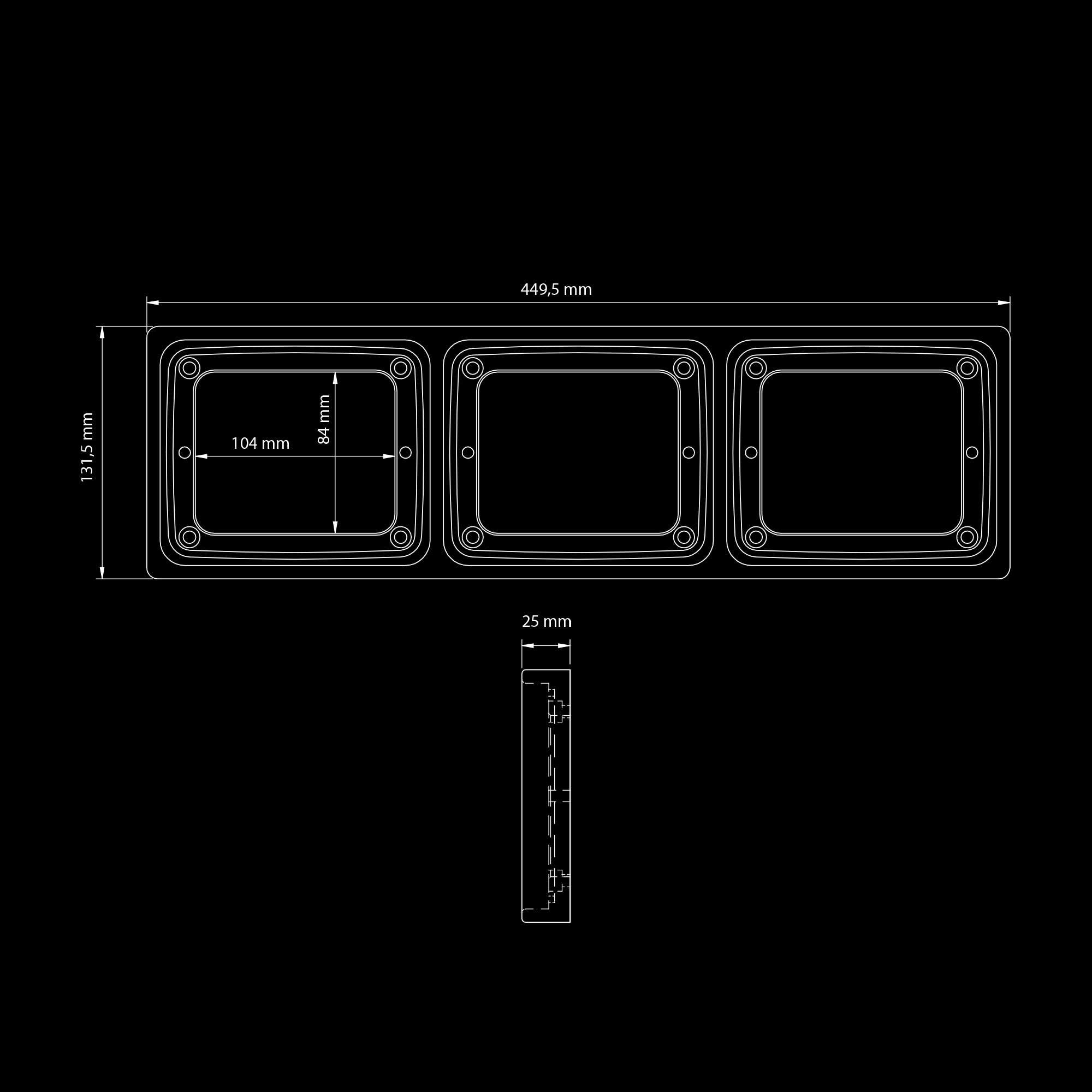 IZE LED RAM 3XSQUARE
