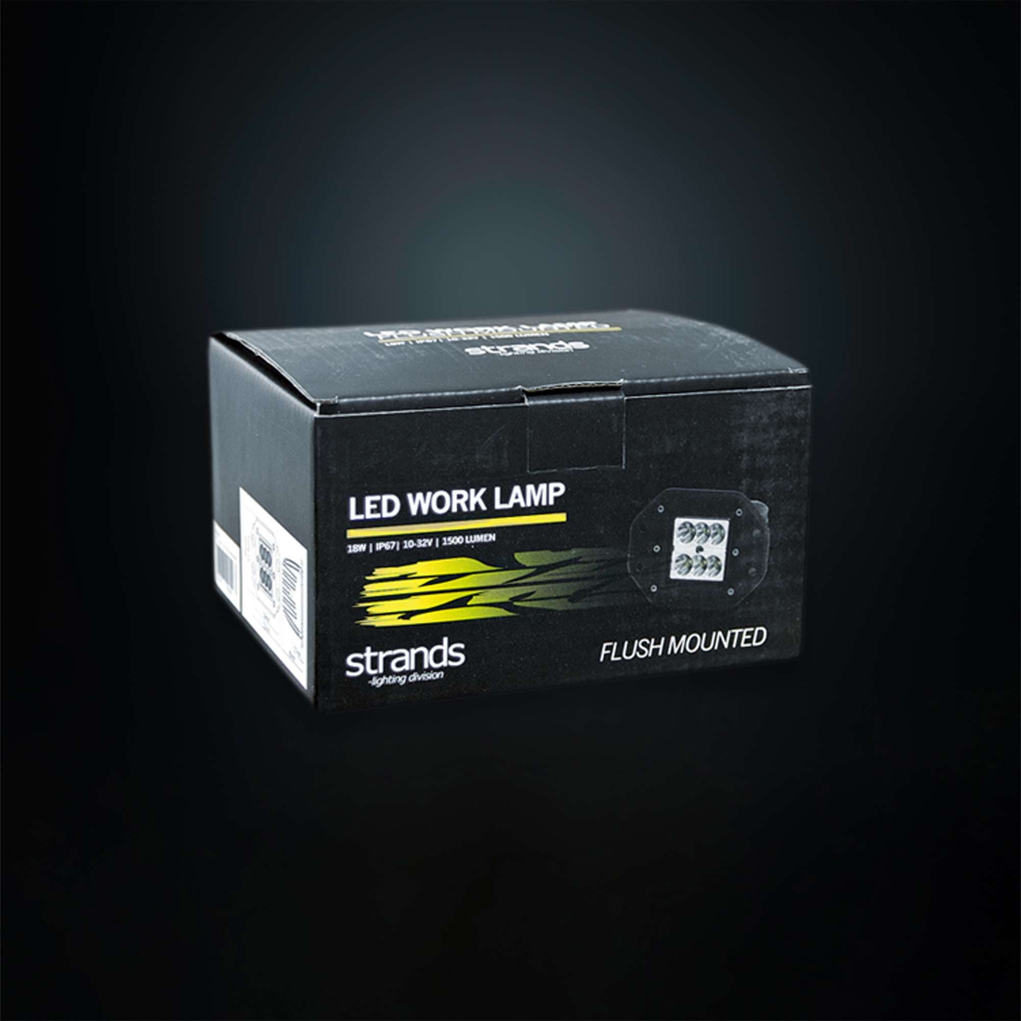 STRANDS ARBETSLJUS PLANMONTERAT 17W