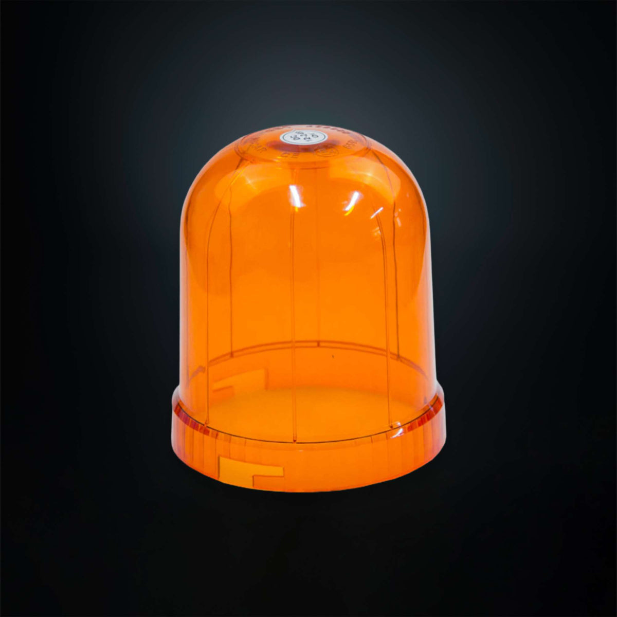 STRANDS ORANGE GLAS FYRKANT