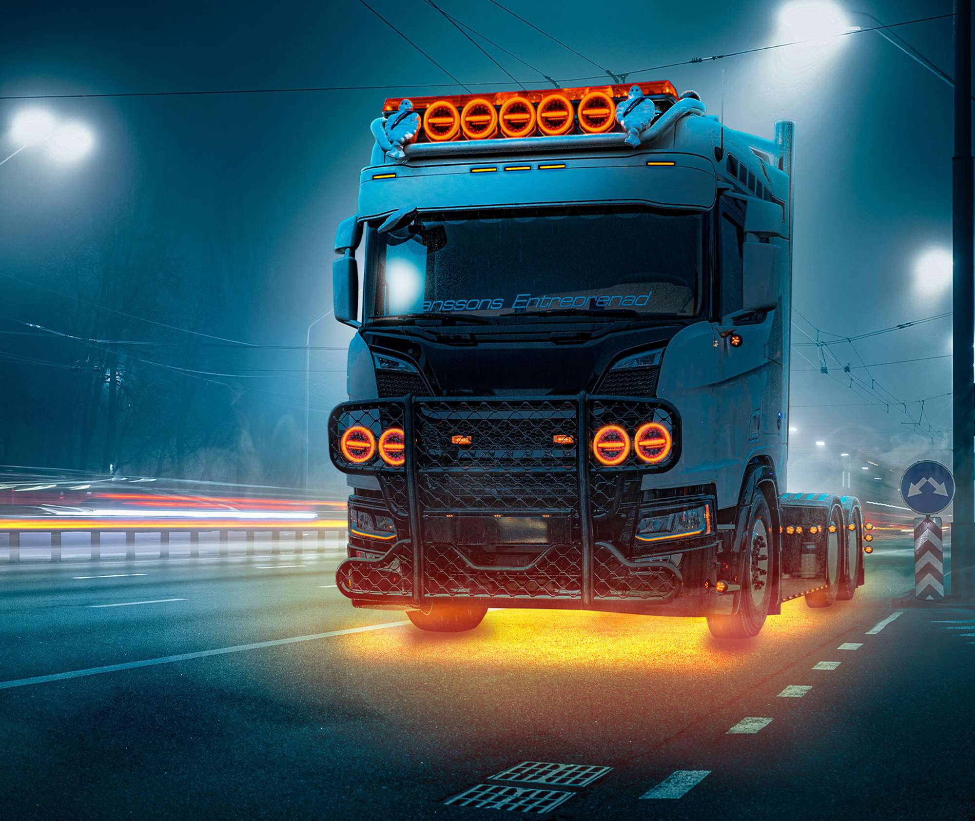 UNITY UNDERGLOW INTERIÖRBELYSNING ORANGE 281 MM