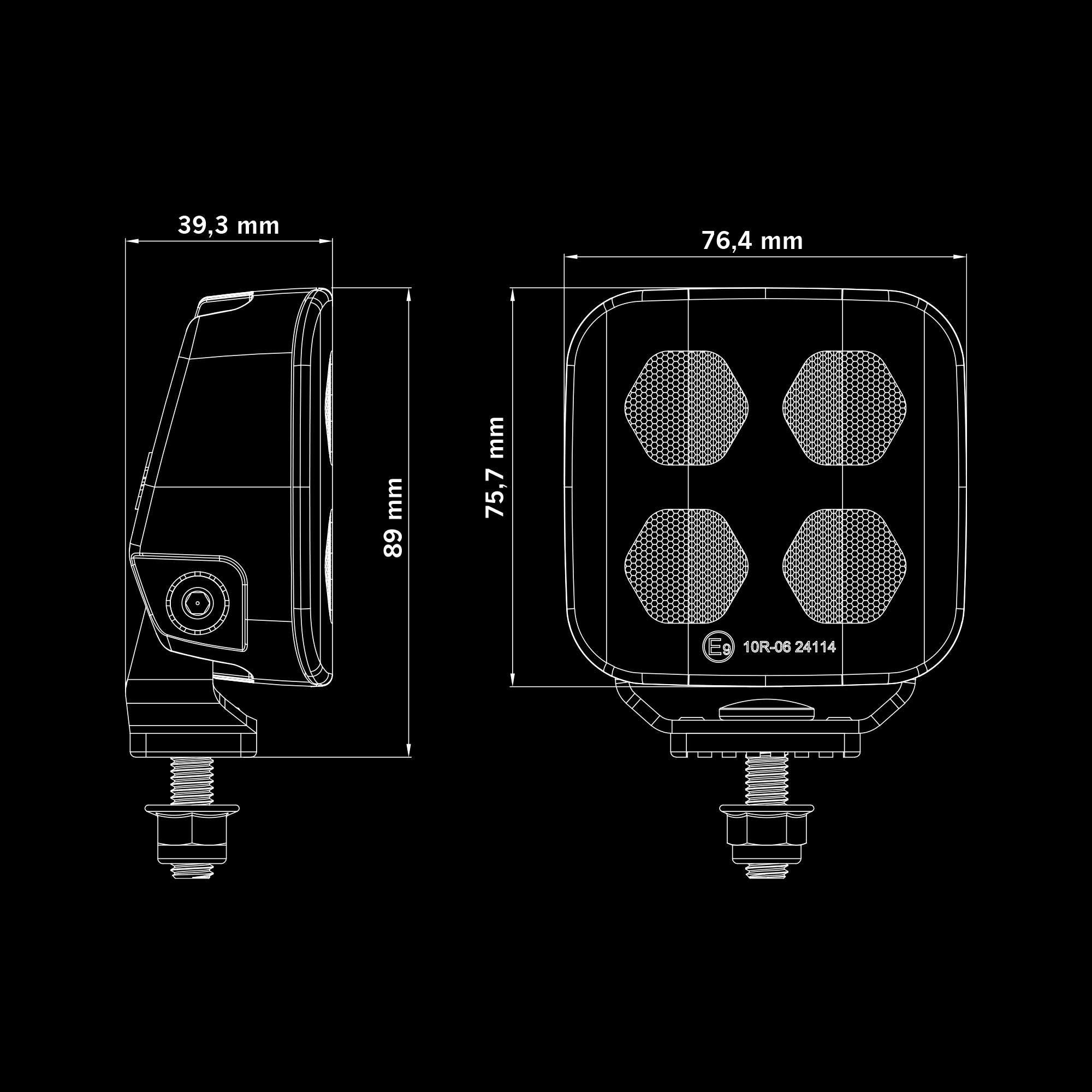 UNITY EDGE ARBETSLJUS 20 W