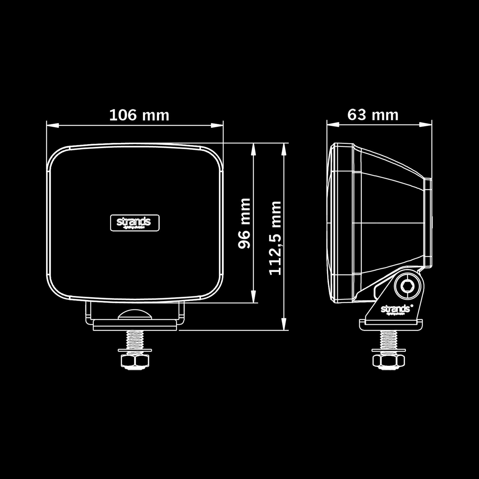 IZE LED OG ARBETSLJUS 42W