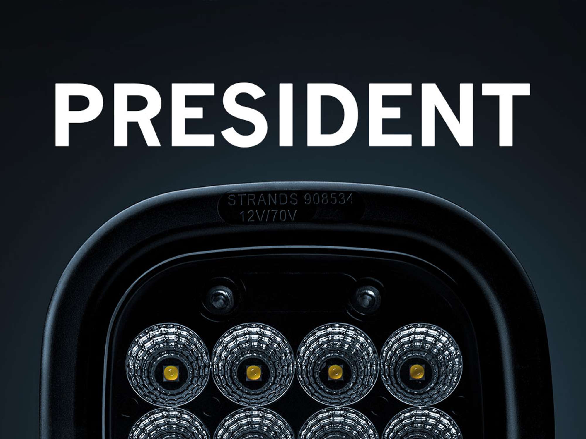 PRESIDENT ARBETSLJUS 2.0 24W RÖD