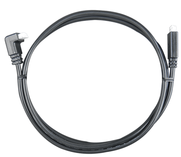 VE.Direct Cable 5m (one side Right Angle conn)