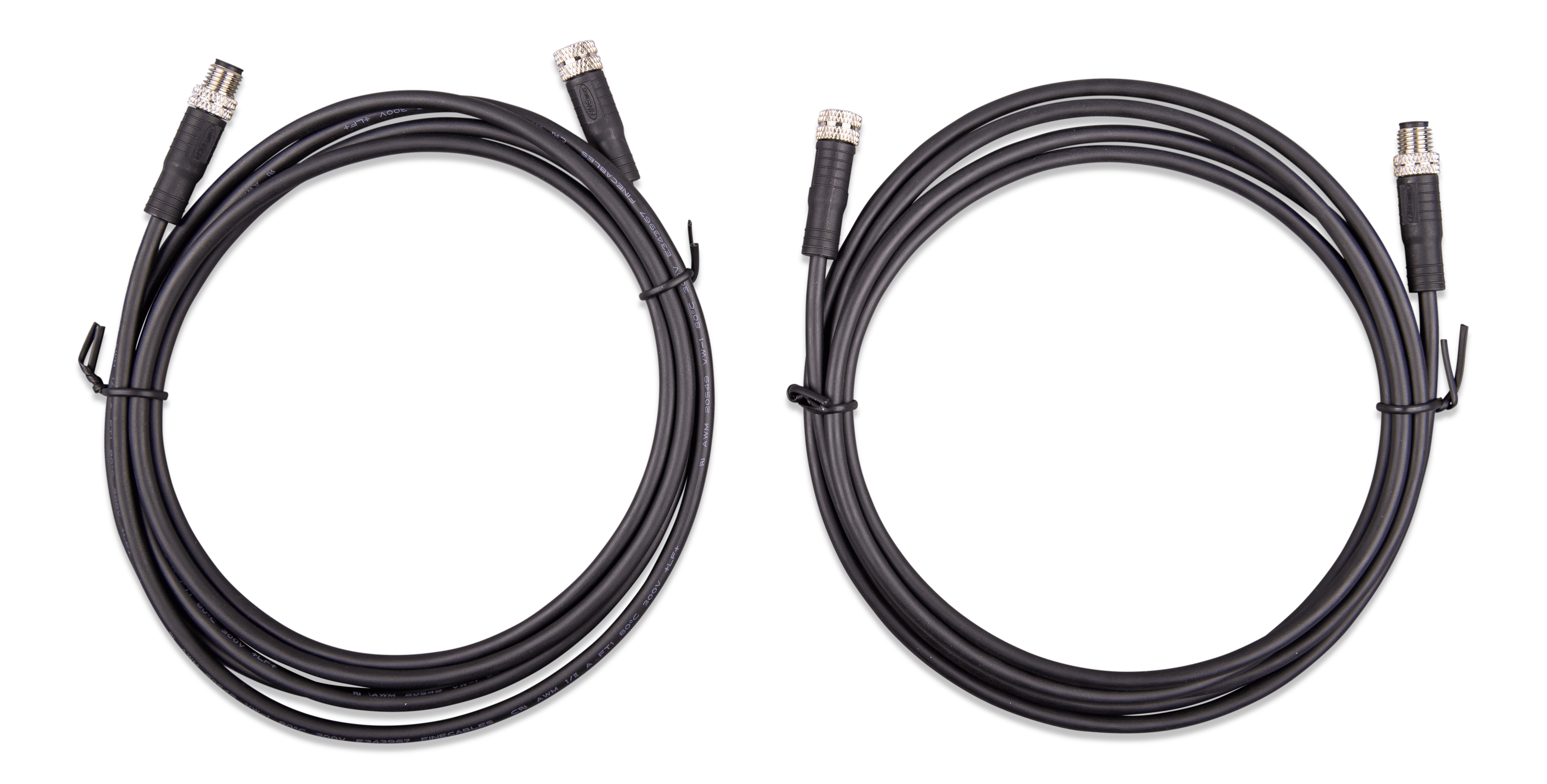 M8 circular connector Male to Female 3 pole 2 m (2st)