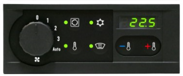 Manöverpanel ECR-K OE-program