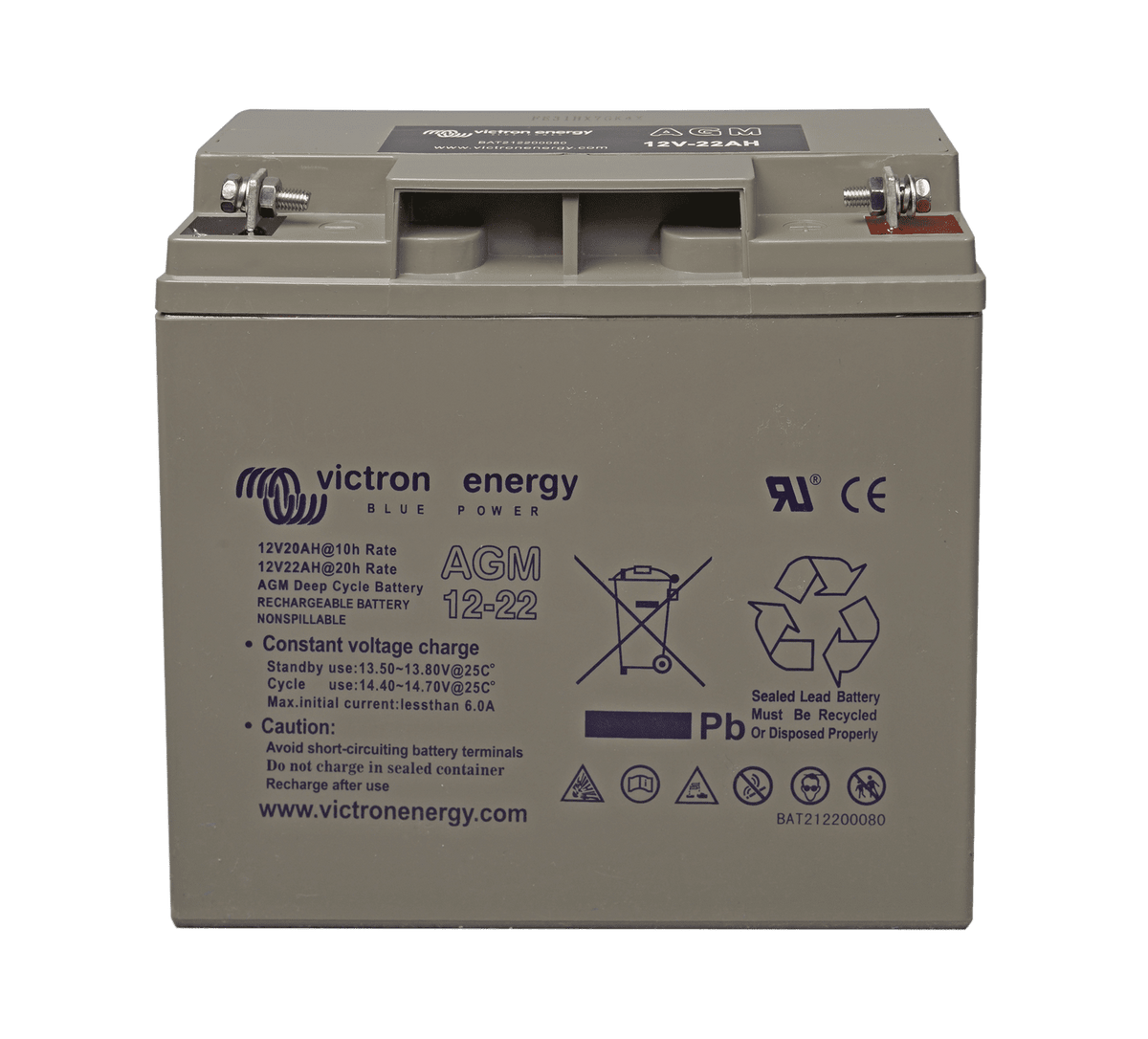 AGM Deep Cycle Batteri 12V/22Ah