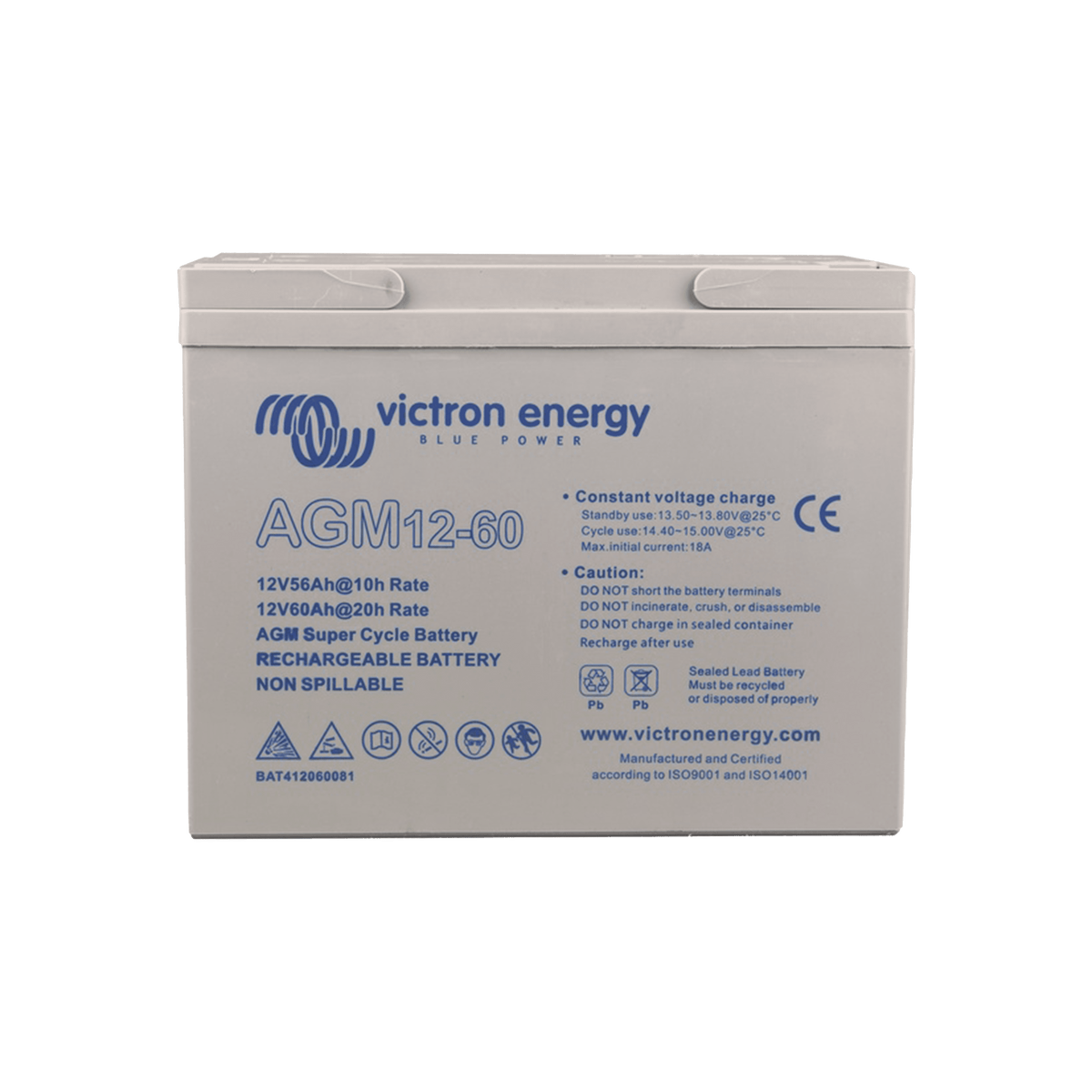 AGM Super Cycle Batteri 12V/60Ah