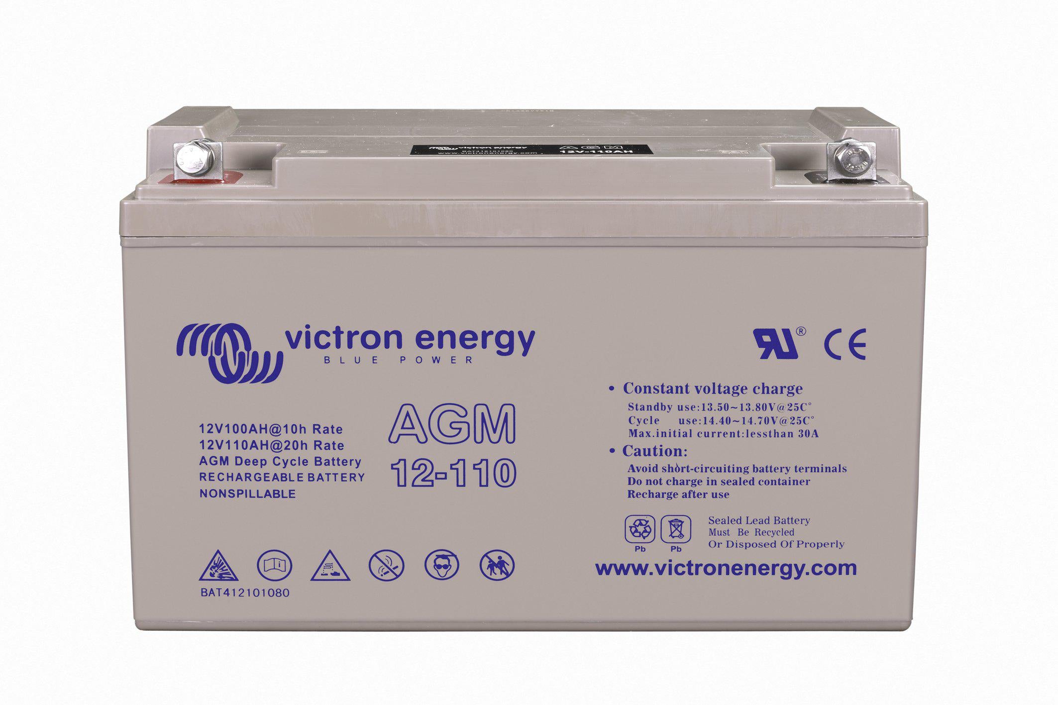 AGM Deep Cycle Batteri 12V/110Ah