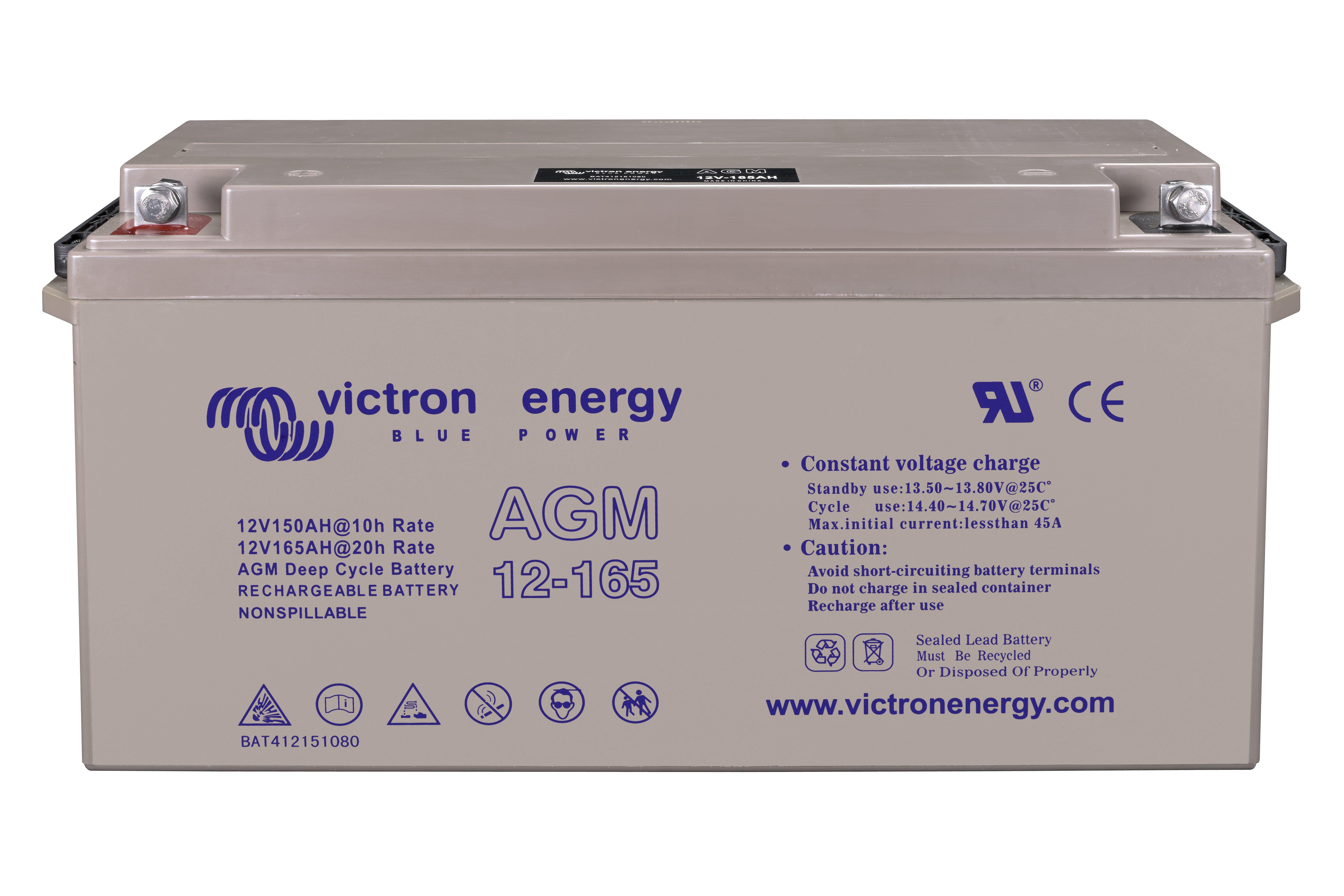 AGM Deep Cycle Batteri 12V/165Ah