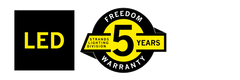 FREEDOM LEGACY INTERIÖRBELYSNING VIT 124MM