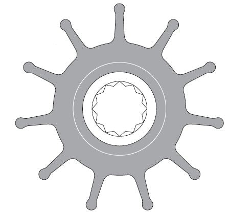 Impeller F95B Neopren