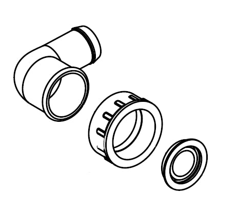 Utloppskrök 1 1/2"