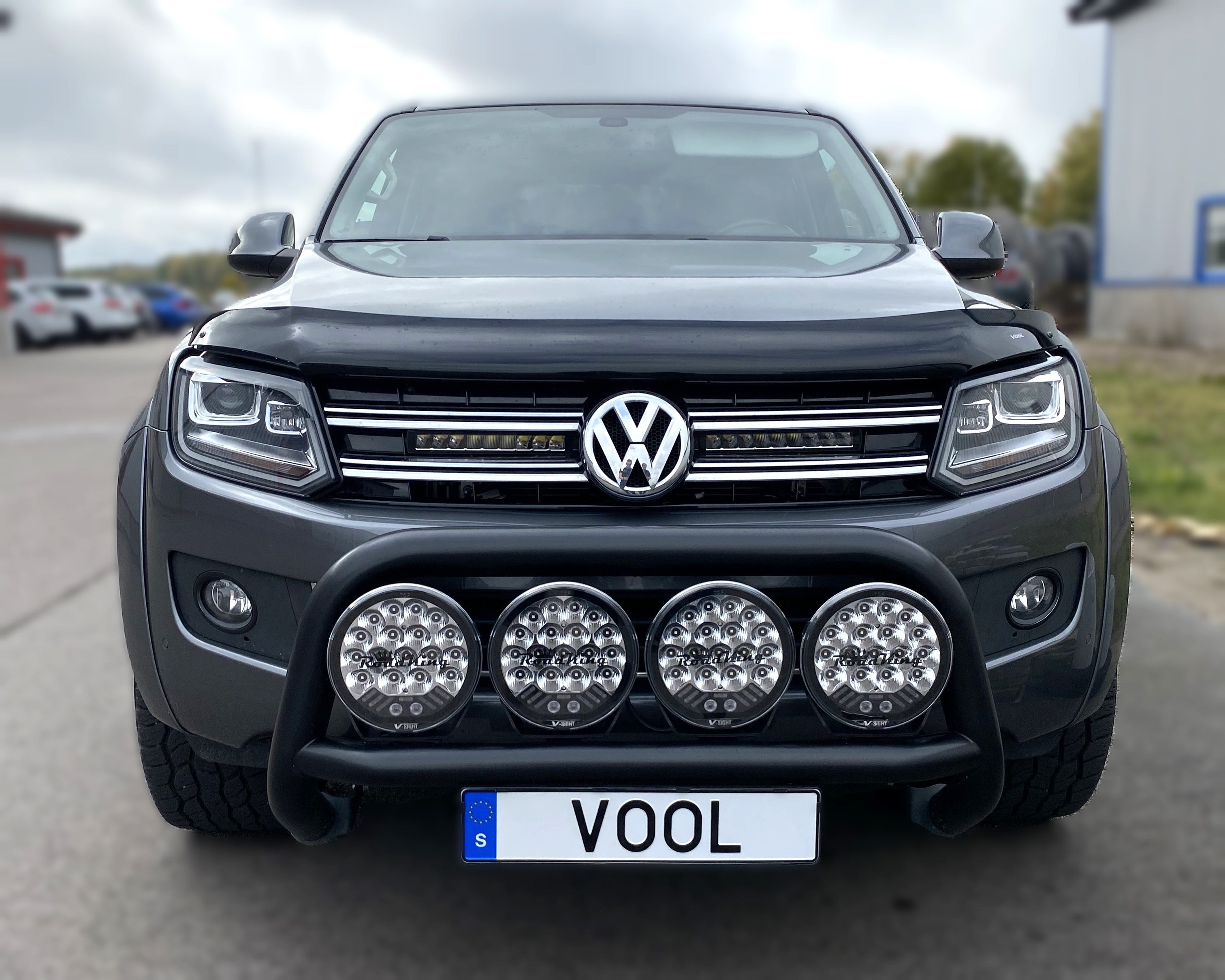 V-Sight ROADKING 9″ LED-Extraljus med blixtljus och positionsljus