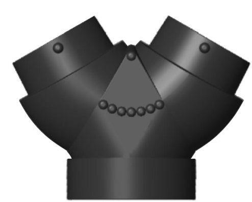 Y AIR DIVIDER ABS,F125MM - M10