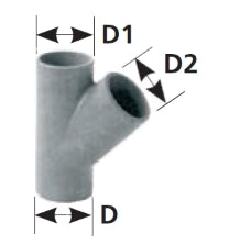 Y-rör 100x80x80 mm