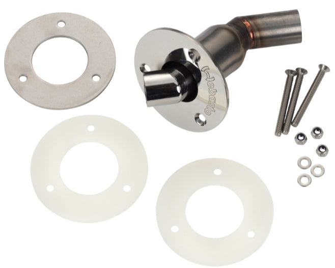 Bordsgenomföring Ø24mm rostfri