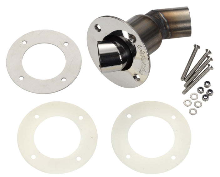 Bordsgenomföring Ø38mm rostfri