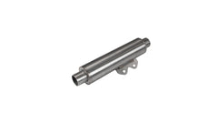 Exhaust silencer with mounting kit